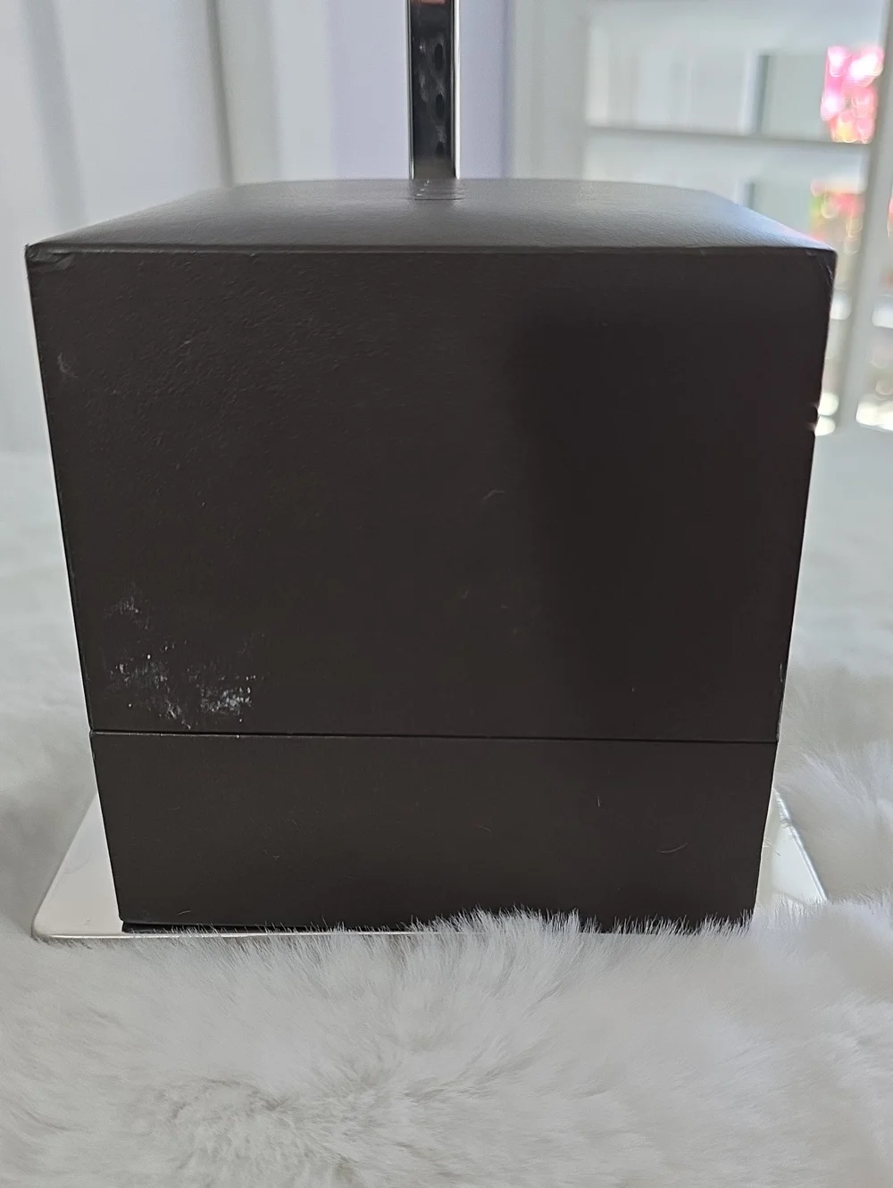 GUCCI Brown Debossed Logo Watch Box